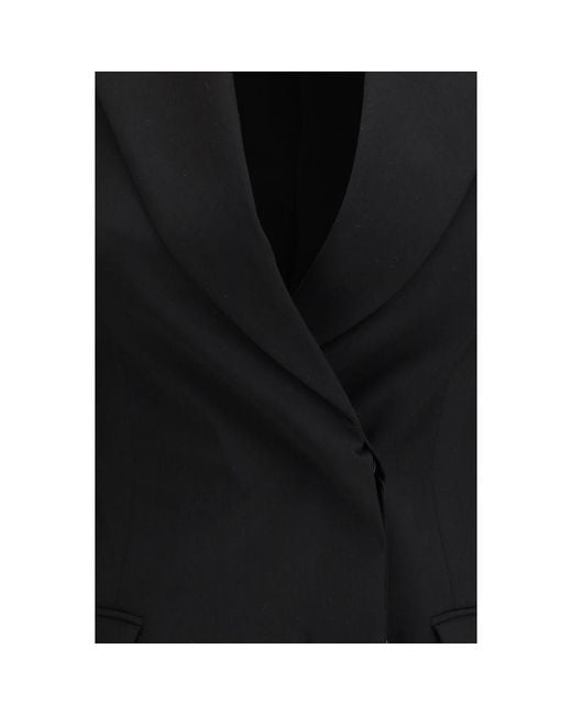 Max Mara Black Wool Blazer Clothing