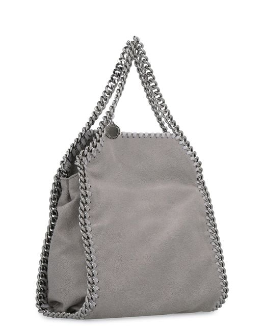 Stella McCartney Gray Tote Falabella Mini Polyester Bags