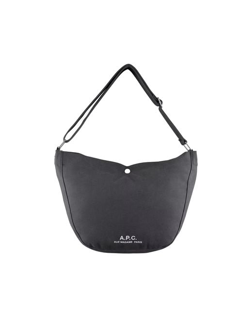 A.P.C. Blue Shoulder Bag Journal Polyester