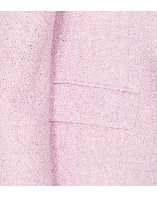 Tagliatore Pink Double-Breasted Jacket