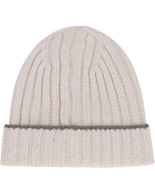 Moorer Multicolor Asher Knitted Beanie for men