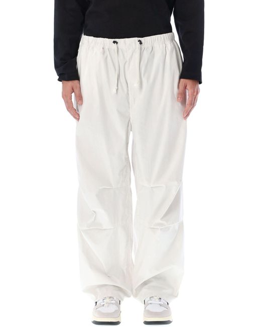 Stussy White Cotton-nylon Over Trousers for men