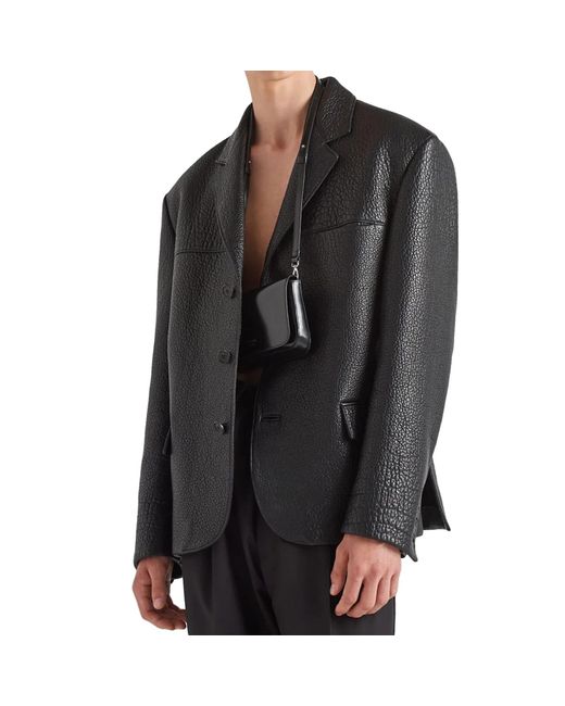 Prada Black Blazers for men
