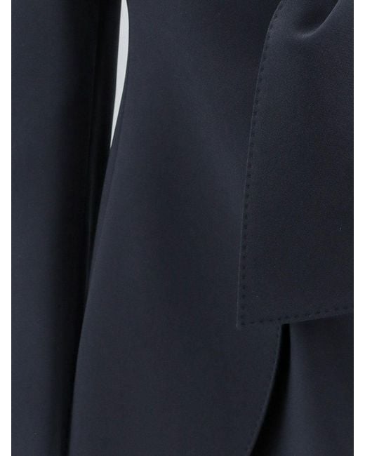 Max Mara Blue Blazer Mxmpalo Cady Triacetate Blazers