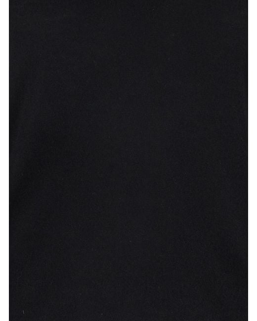 Max Mara Black Cashmere V-Neck Sweater For Tops