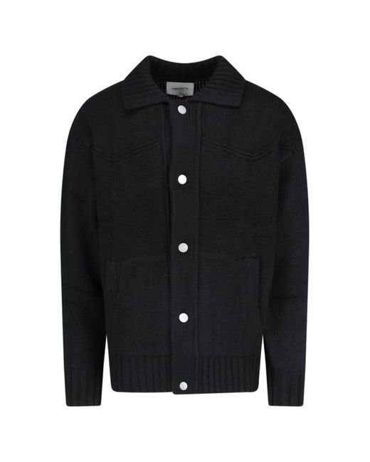 Carhartt Black Santa Fe Cardigan for men