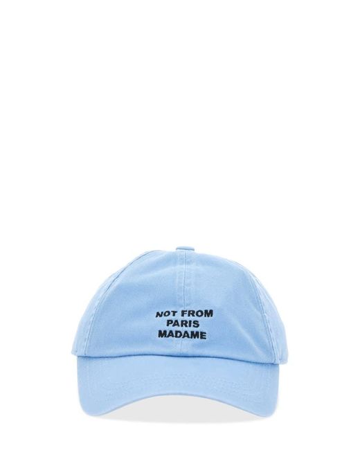 Drole de Monsieur Blue Baseball Hat With Logo for men