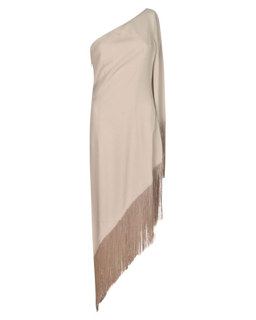 ‎Taller Marmo Natural One-Sleeve Dress