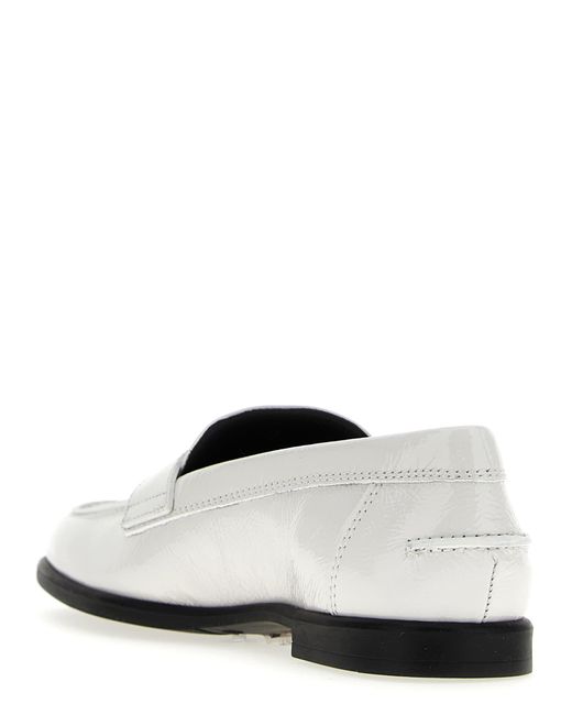 Furla White 1927 Loafers