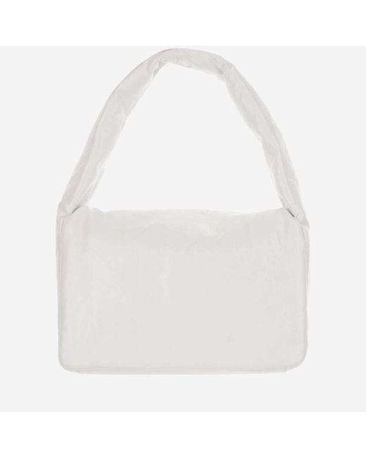 Balenciaga White Monaco Medium Sleeve Bag