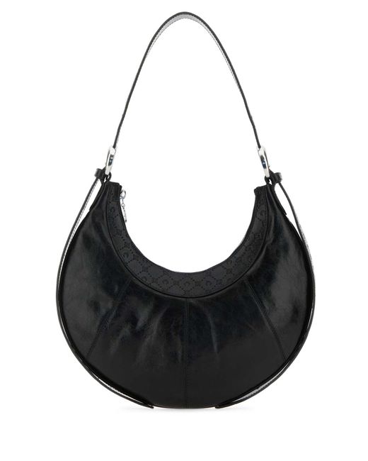 MARINE SERRE Black Shoulder Bags