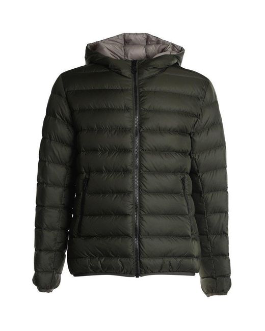 Colmar Black Zipped Hooded Padded Jacket for men