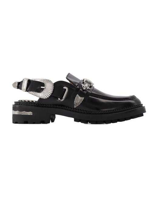 Toga Black Aj1070 Loafers
