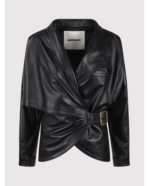 DARKPARK Black Plonge Nappa Leather Cindy Jacket