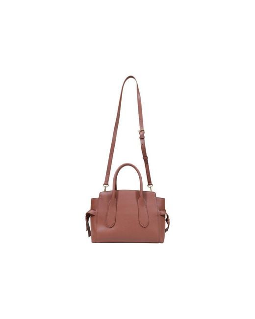 Love Moschino Brown Polyethylene Handbag Bag