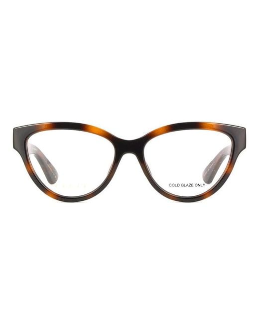 Gucci Brown Frame And Lens Eyeglasses