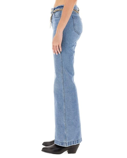 Michael Kors Blue Flare Fit Jeans