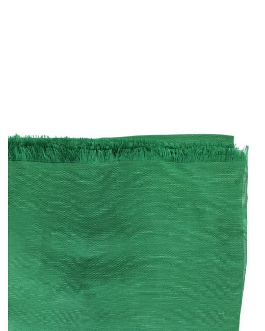 Max Mara Green Scarfs Linen