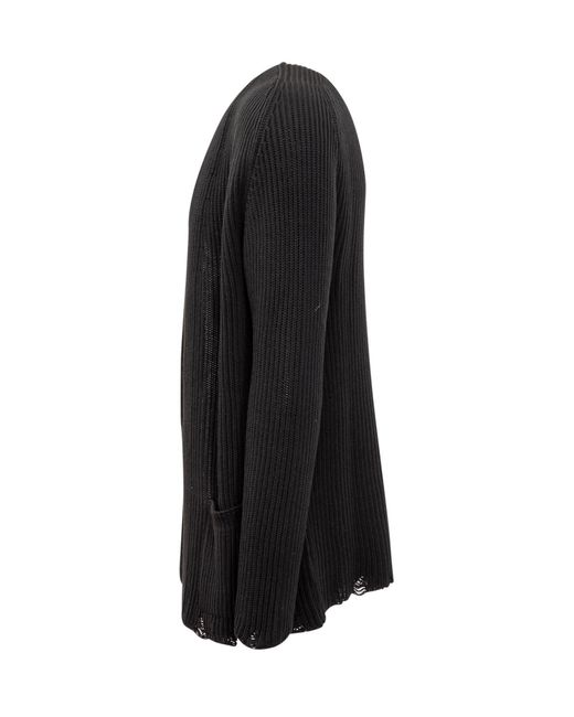 A PAPER KID Black Sweater Cardigan for men