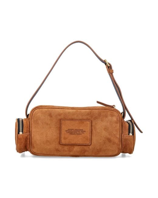 Marc Jacobs Brown The Cargo Suede Shoulder Bag