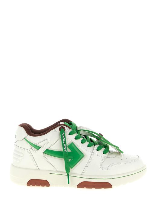 Off-White c/o Virgil Abloh Green 'Out Of Office Bubble Arrow' Sneakers for men