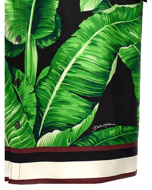Dolce & Gabbana Green 'Banano' Shirt for men