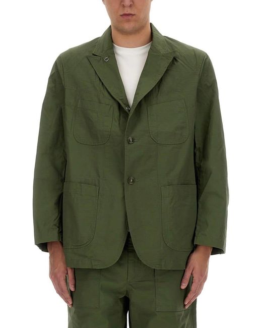 Engineered Garments Green Cotton Jacket for men