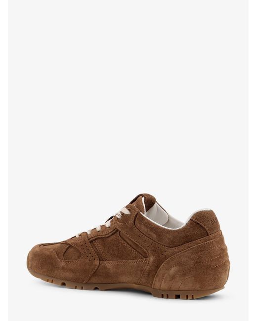 Alohas Brown Tb.56 Low-Top Suede Sneakers