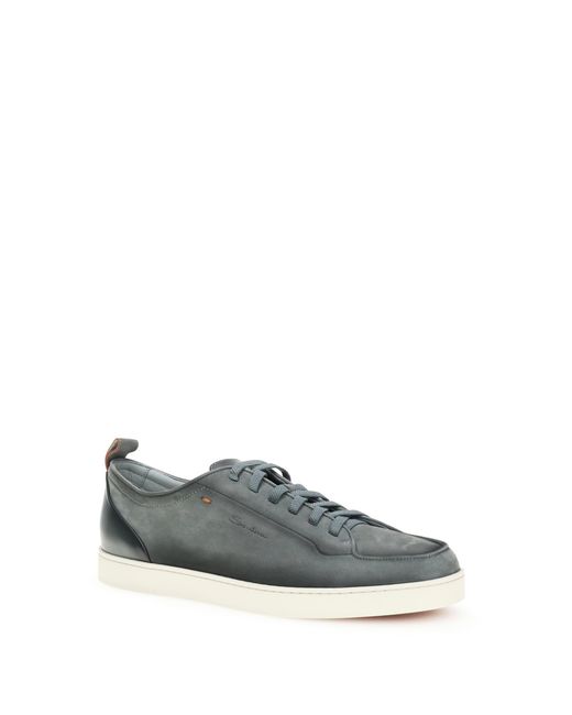 Santoni Gray Montecarlo Sneakers for men