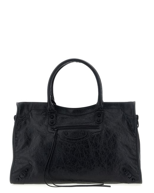 Balenciaga Black Le City Bag L Handbag