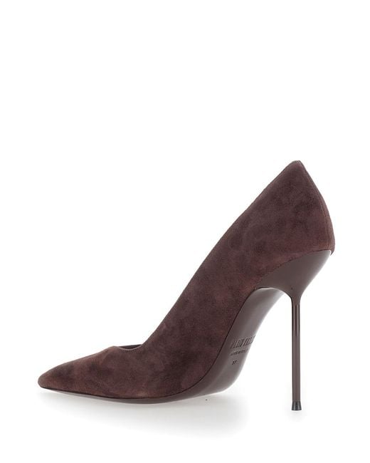 Paris Texas Brown Pumps Lidia Suede Goat Leather
