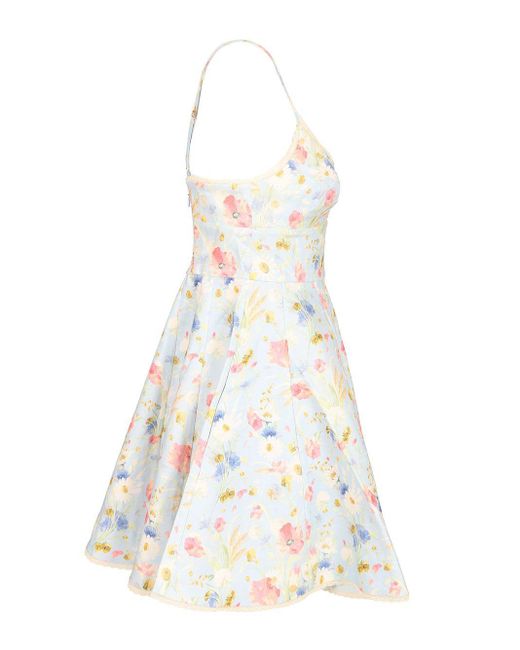 Zimmermann White 'Lucky Picnic' Mini Dress