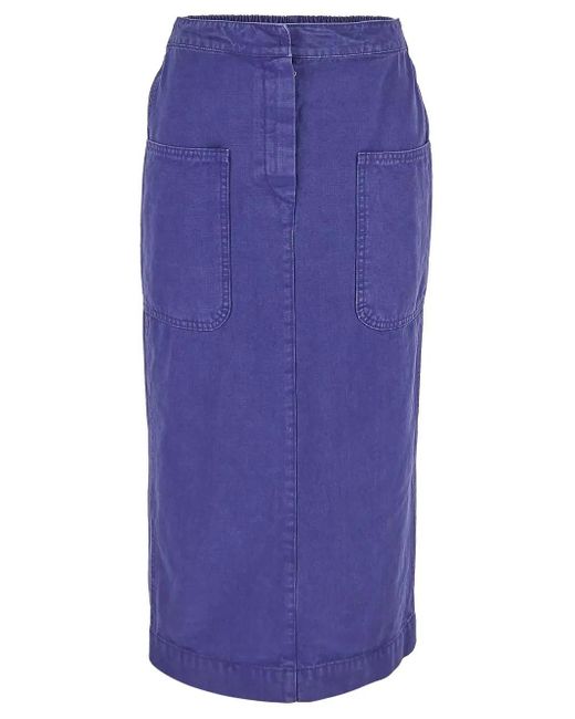 Max Mara Blue Cardiff Skirt