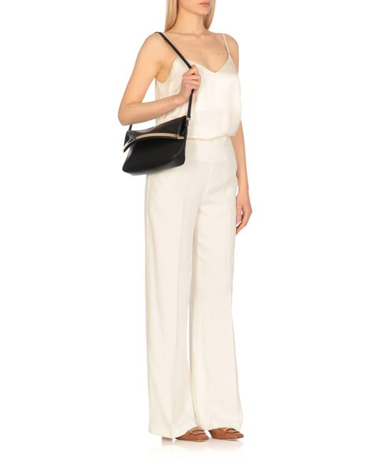 Tod's White Leather Shoulder Bag