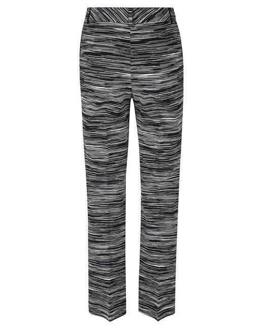Missoni Gray Concealed Printed Trousers