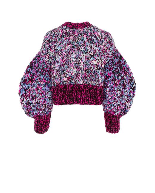 Loewe Purple Sweater In Wool