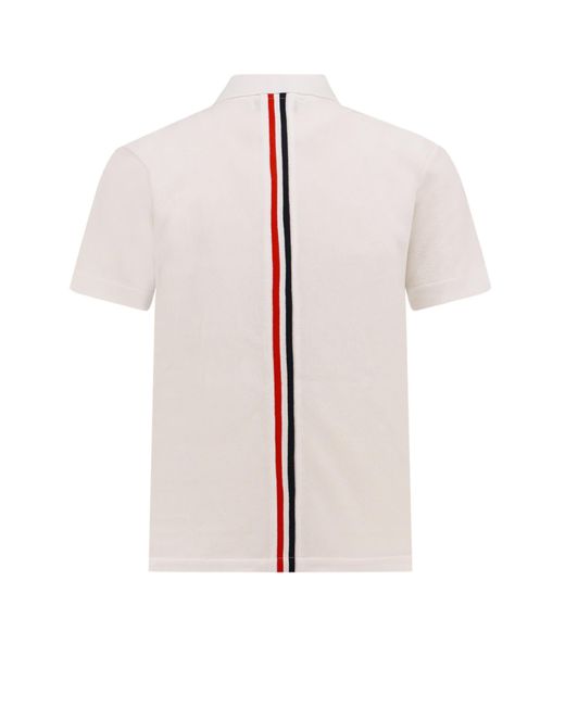 Thom Browne White Polo Shirt
