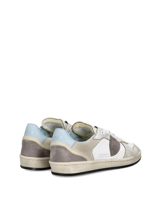 Philippe Model White Flat Shoes