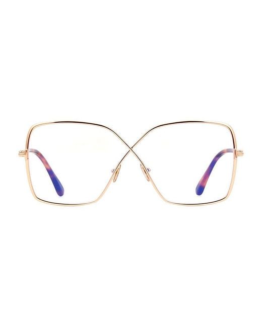 Tom Ford Blue Frame And Lens Eyeglasses