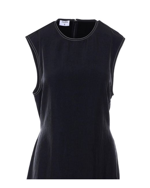 Filippa K Black Dresses Acetate
