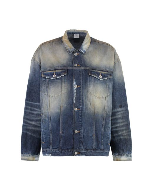 Vetements Blue Denim Jacket for men