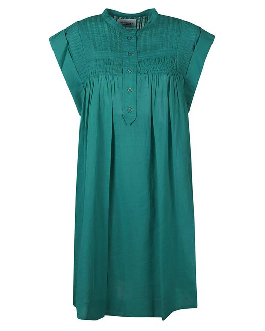 Isabel Marant Green Leazali Shirt Dress