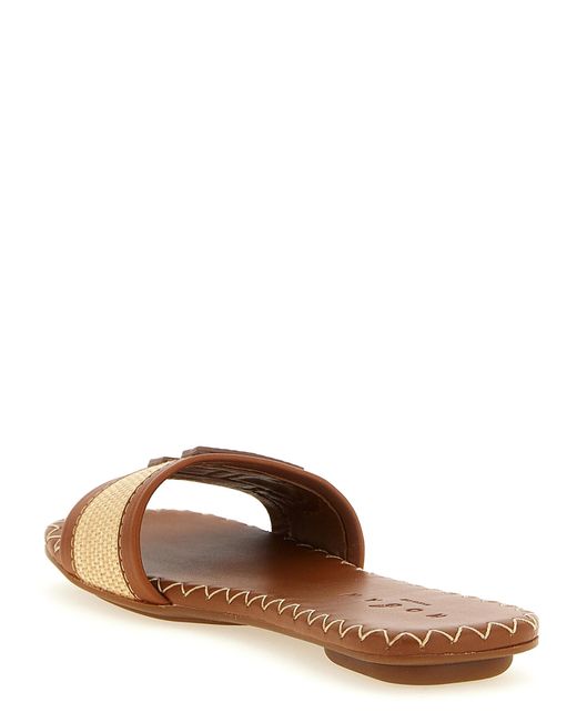 Hogan Brown H685 Sandals