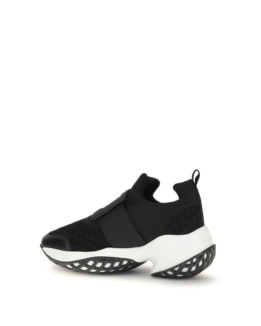Roger Vivier White Sneakers Viv Run Upper: Fabric Trainers