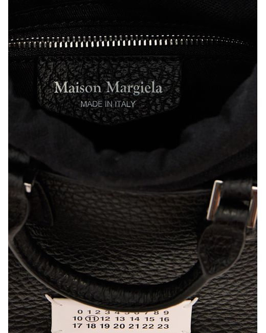 Maison Margiela Black 5Ac Tote Horizontal Handbag