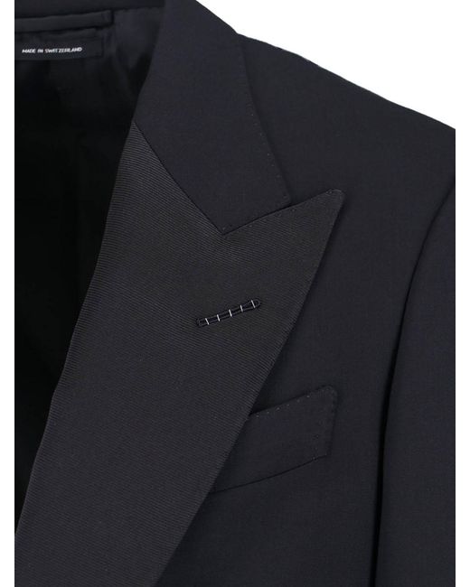 Tom Ford Black Jackets Wool for men