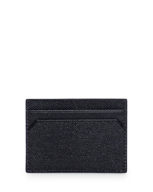 Bally Black Leather Card Holder for men