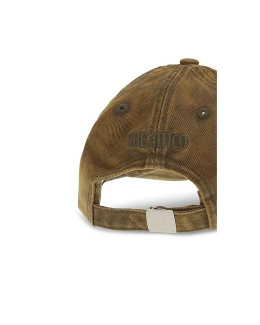 The Attico Brown Cotton Cap (baseball Hat)