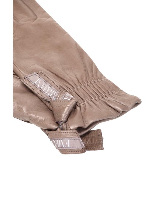 Emporio Armani Brown Gloves Dove