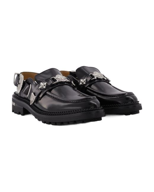 Toga Black Aj1070 Loafers
